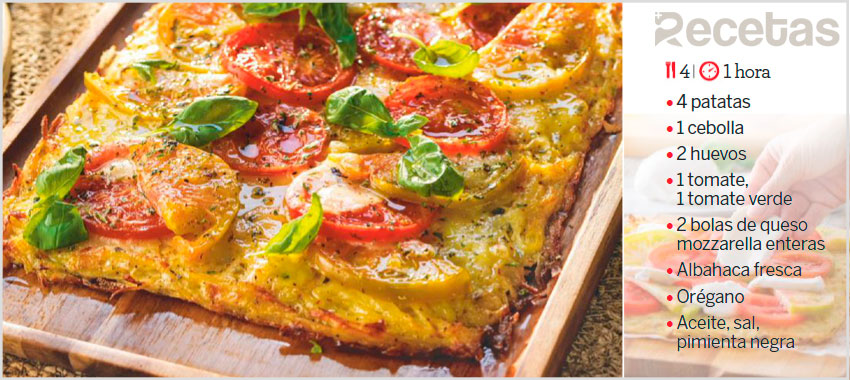Tarta capresse de patata